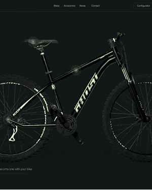 3D bicyle configurator