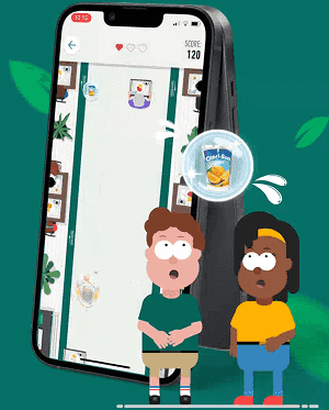 Lunchgarden marketing mini-game