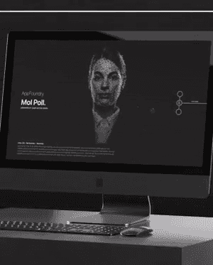 landing page for a user-engagement campaign for a tv show